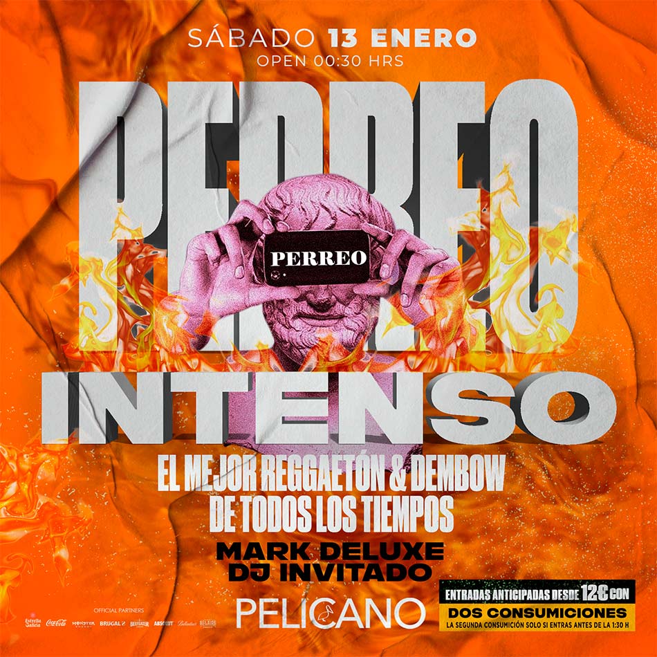 PERREO INTENSO - 13 ENERO - Sala Pelícano